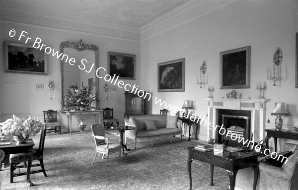 DUNSANY CASTLE DRAWING ROOM FROM NORTH